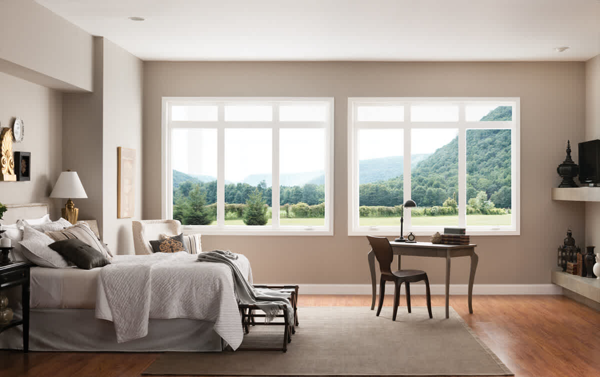 Professional window installation crew in Alberta